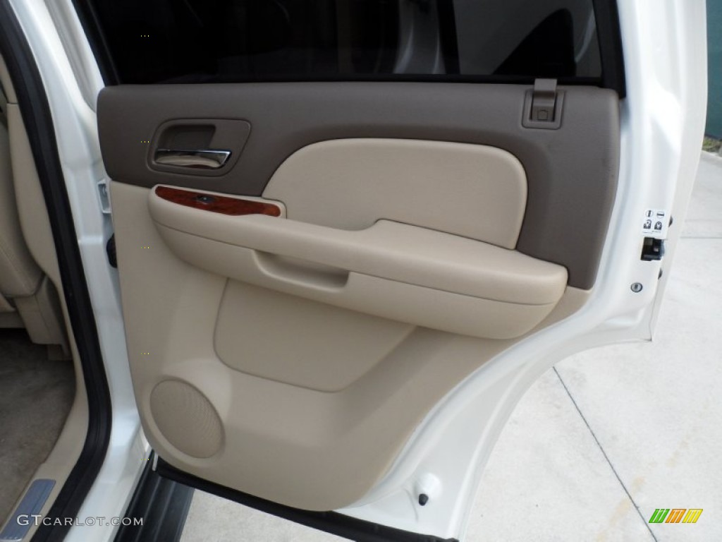 2009 Tahoe LTZ - White Diamond Tricoat / Light Cashmere photo #25