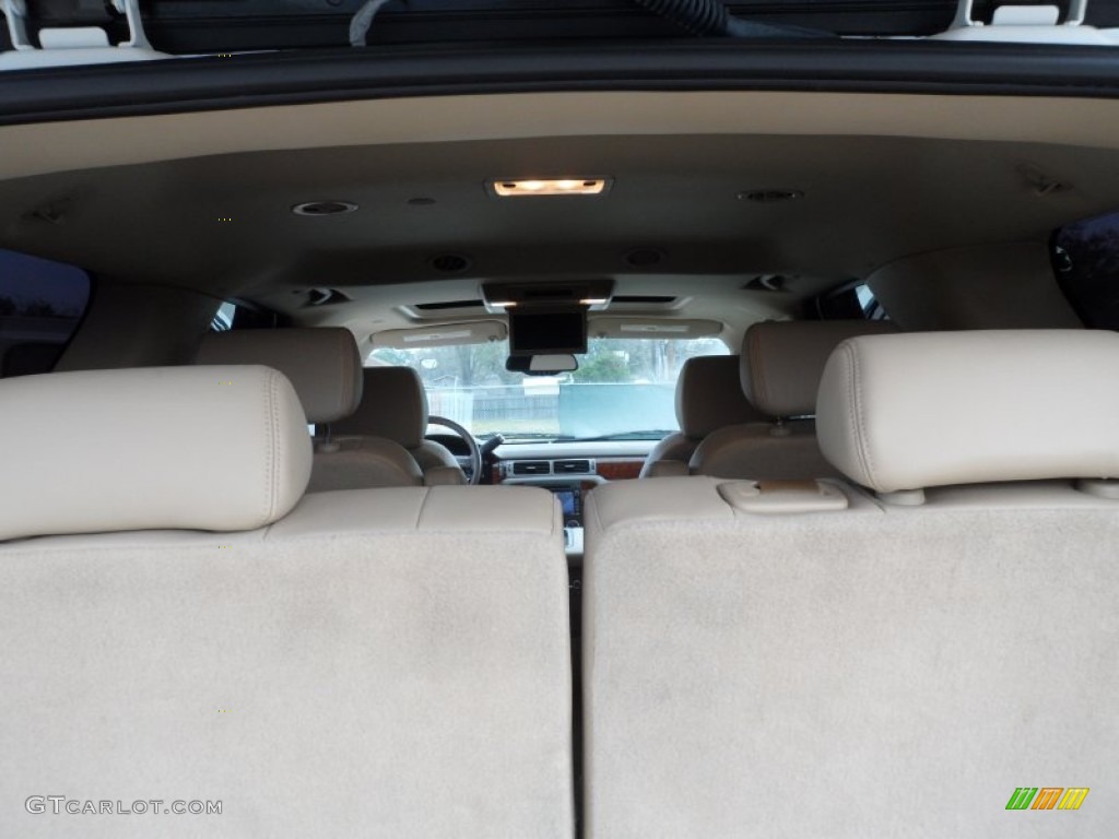 2009 Tahoe LTZ - White Diamond Tricoat / Light Cashmere photo #27