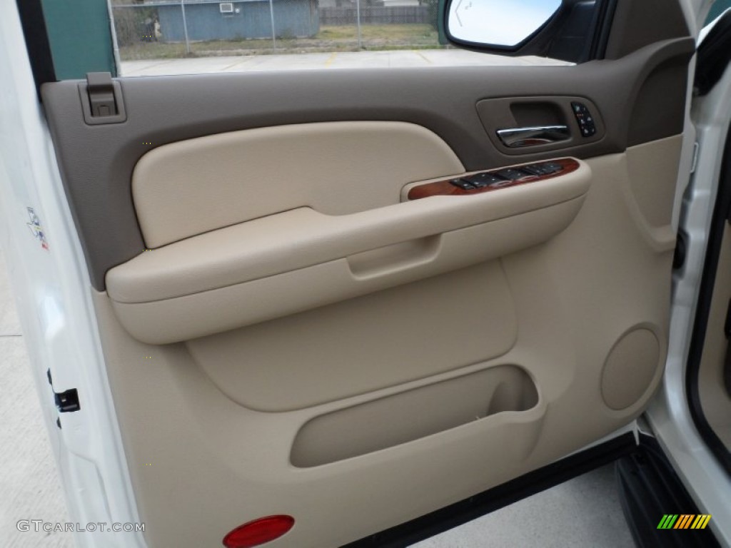 2009 Tahoe LTZ - White Diamond Tricoat / Light Cashmere photo #32