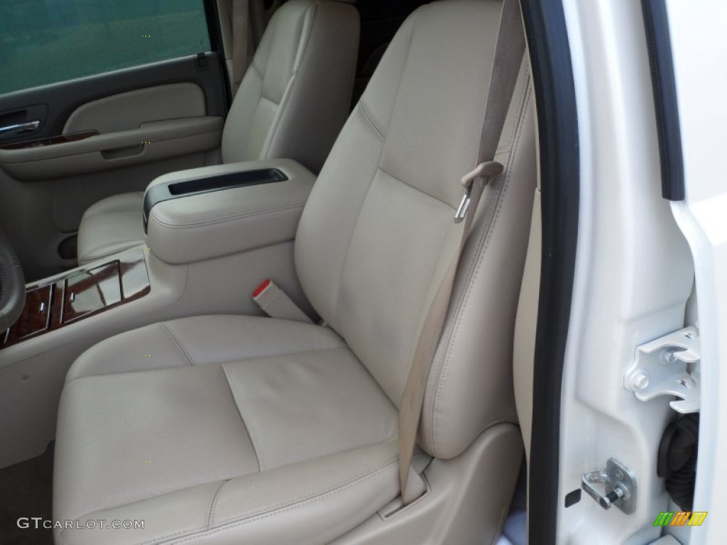 2009 Tahoe LTZ - White Diamond Tricoat / Light Cashmere photo #34