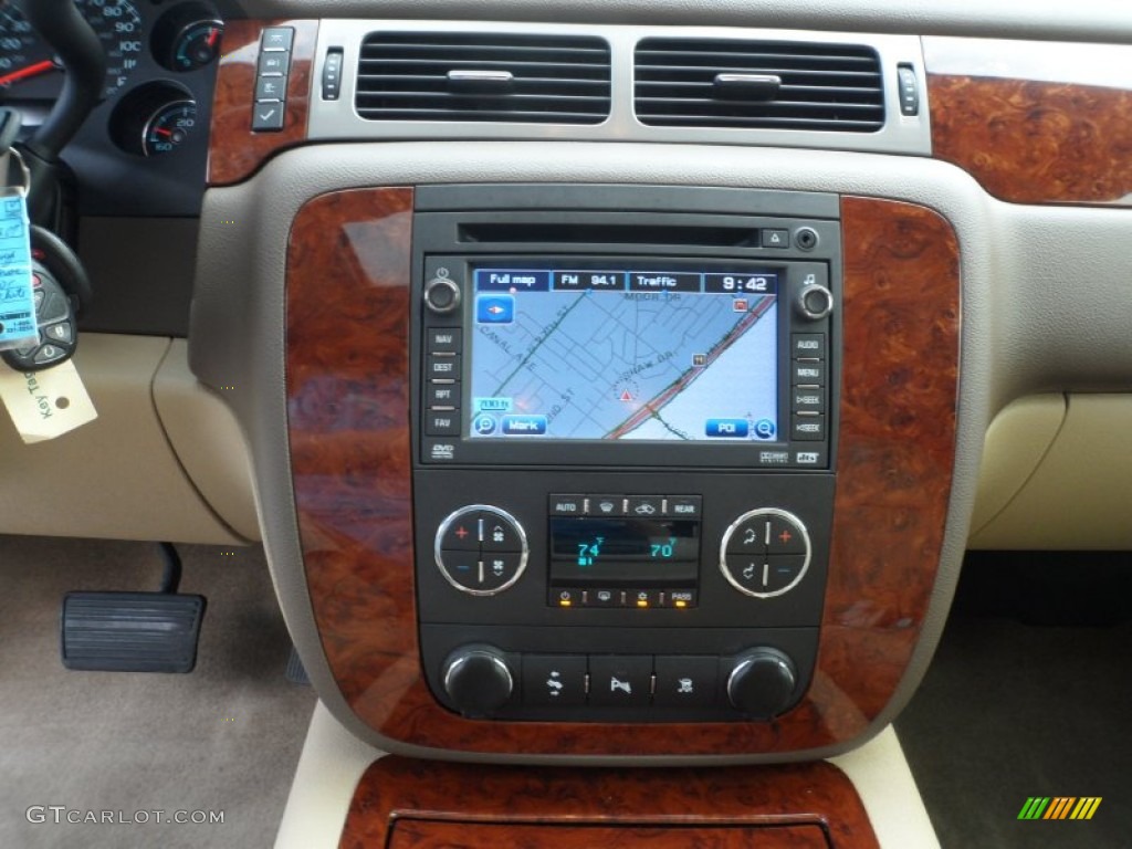 2009 Tahoe LTZ - White Diamond Tricoat / Light Cashmere photo #39