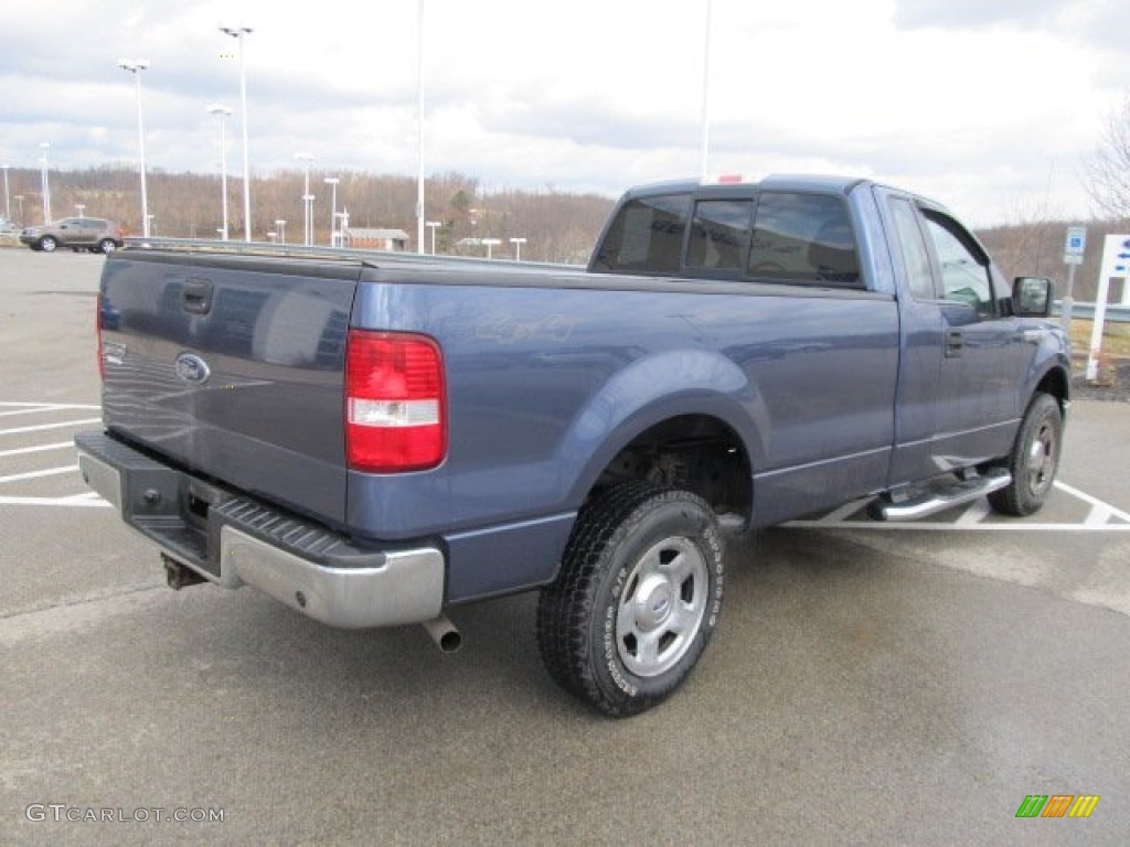 Medium Wedgewood Blue Metallic 2005 Ford F150 XLT Regular Cab 4x4 Exterior Photo #61490432