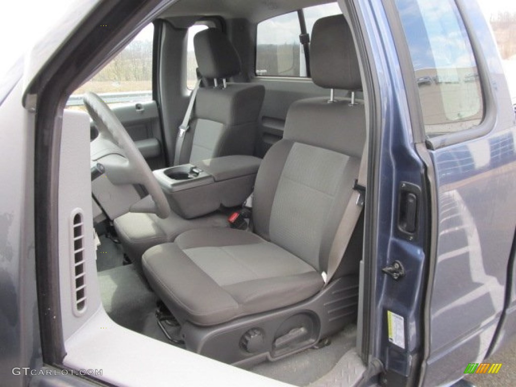 2005 F150 XLT Regular Cab 4x4 - Medium Wedgewood Blue Metallic / Medium Flint Grey photo #10