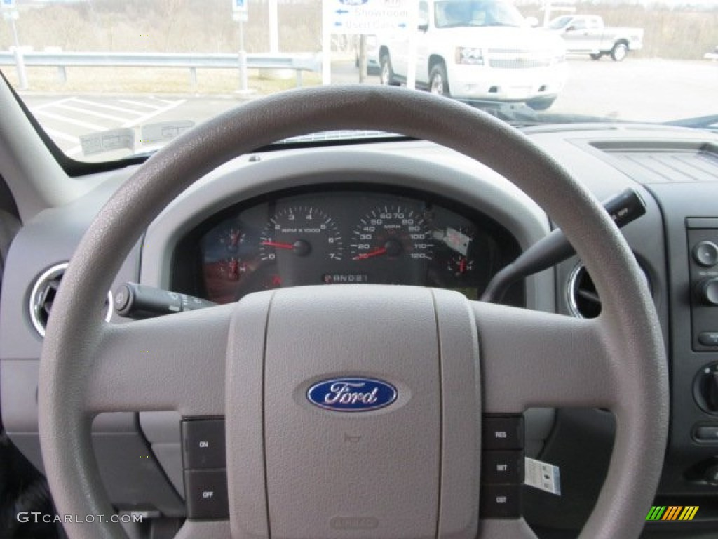 2005 F150 XLT Regular Cab 4x4 - Medium Wedgewood Blue Metallic / Medium Flint Grey photo #16