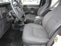 Agate Black 2002 Jeep Wrangler Sport 4x4 Interior Color