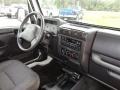 Agate Black 2002 Jeep Wrangler Sport 4x4 Dashboard
