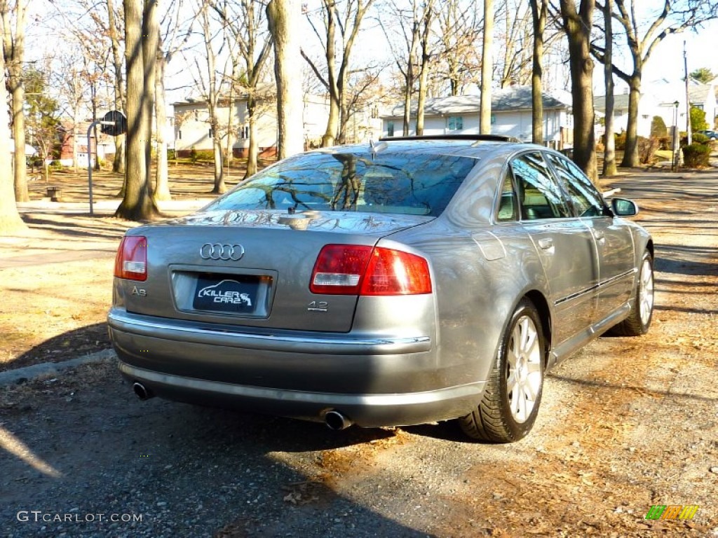 2005 A8 4.2 quattro - Akoya Silver Metallic / Black photo #7