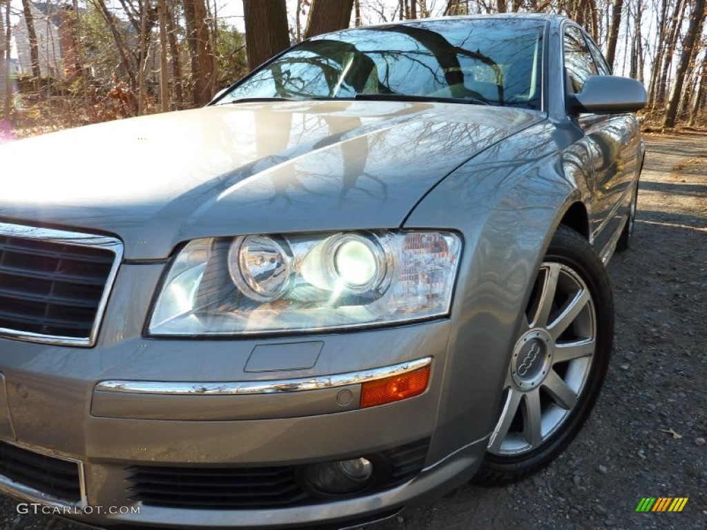 2005 A8 4.2 quattro - Akoya Silver Metallic / Black photo #33