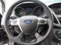 Charcoal Black Leather Steering Wheel Photo for 2012 Ford Focus #61493163