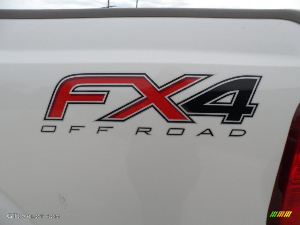 2012 F250 Super Duty King Ranch Crew Cab 4x4 - White Platinum Metallic Tri-Coat / Chaparral Leather photo #19