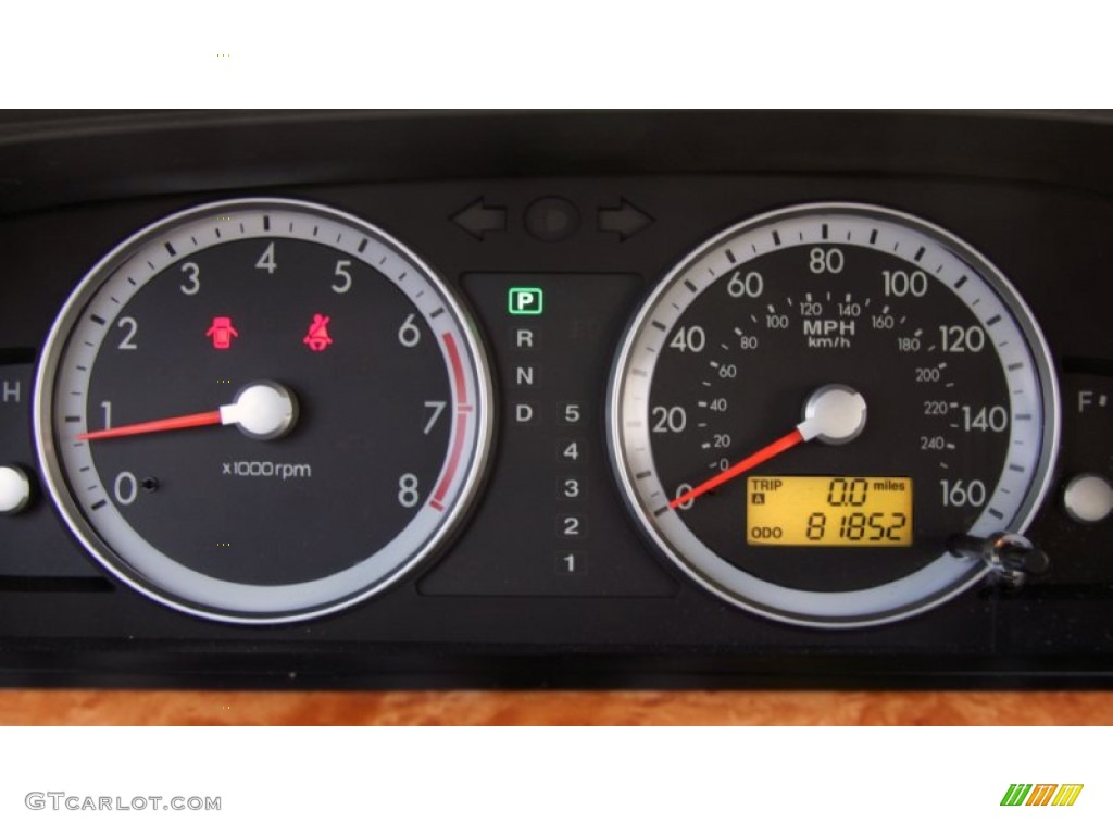 2005 Kia Amanti Standard Amanti Model Gauges Photo #61494726