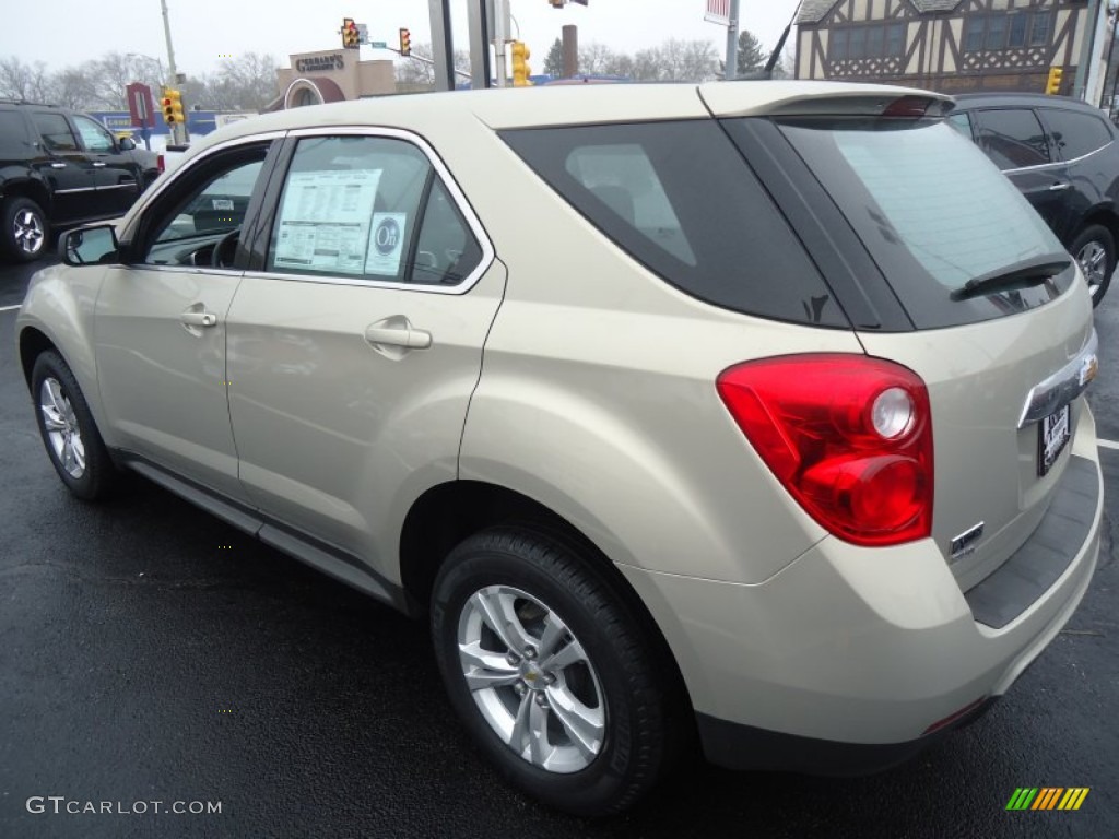 2012 Equinox LS AWD - Gold Mist Metallic / Jet Black photo #5