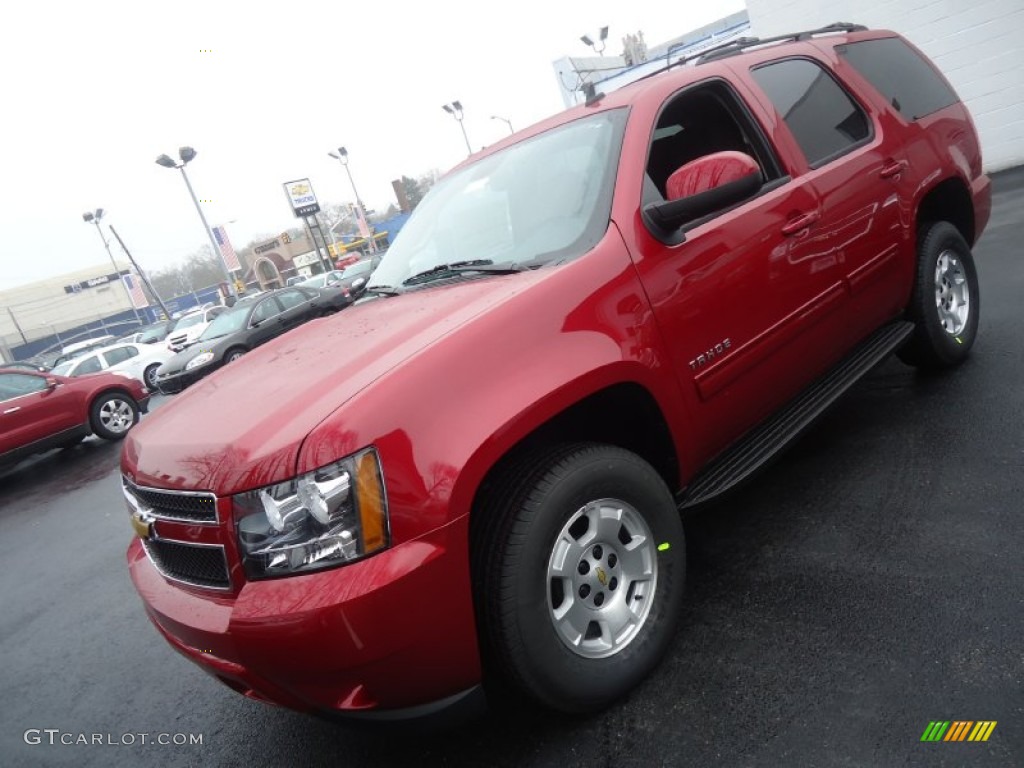 2012 Tahoe LS 4x4 - Crystal Red Tintcoat / Ebony photo #1