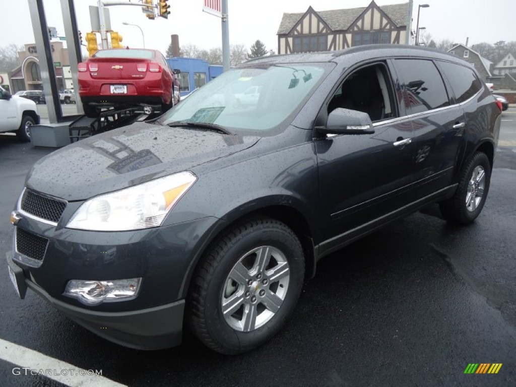 Cyber Gray Metallic 2012 Chevrolet Traverse LT AWD Exterior Photo #61495789