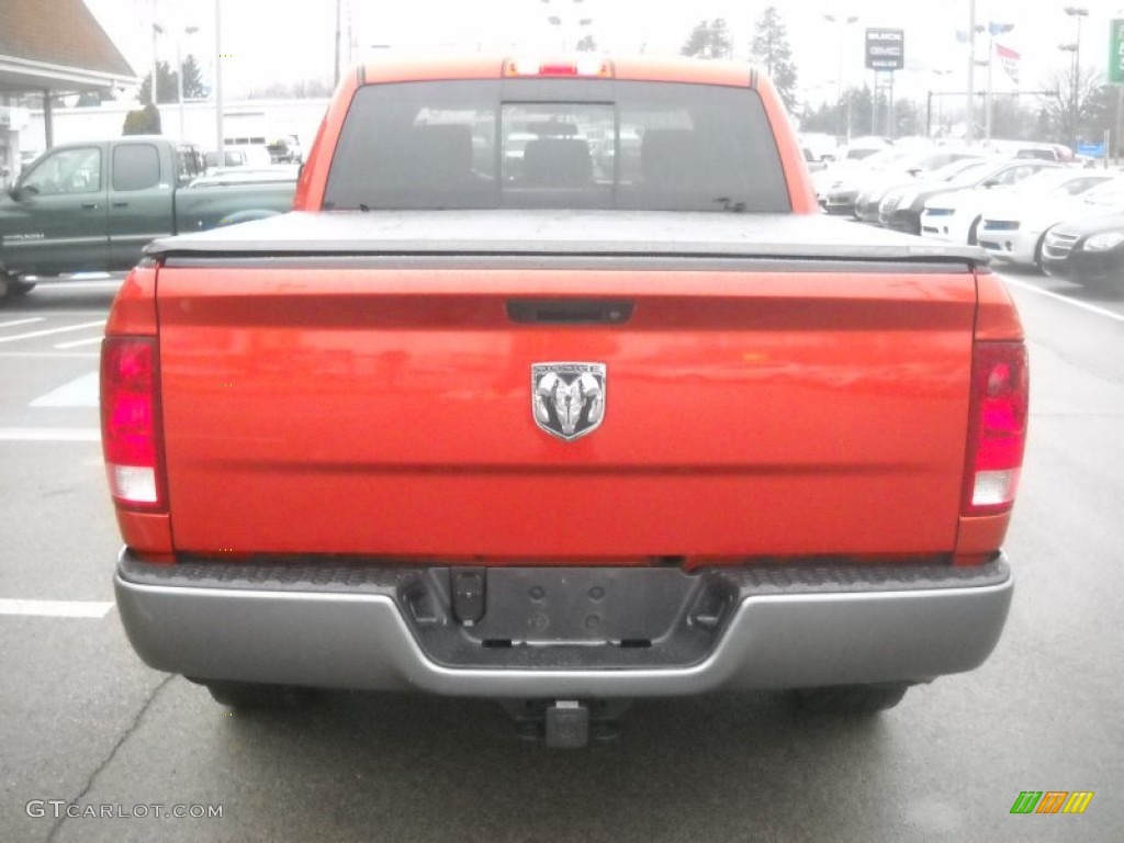 2009 Ram 1500 TRX4 Crew Cab 4x4 - Sunburst Orange Pearl / Dark Slate/Medium Graystone photo #4