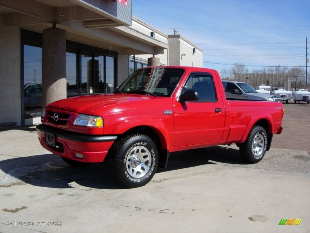 2001 B-Series Truck B3000 Dual Sport Regular Cab - Bright Red / Medium Graphite photo #1