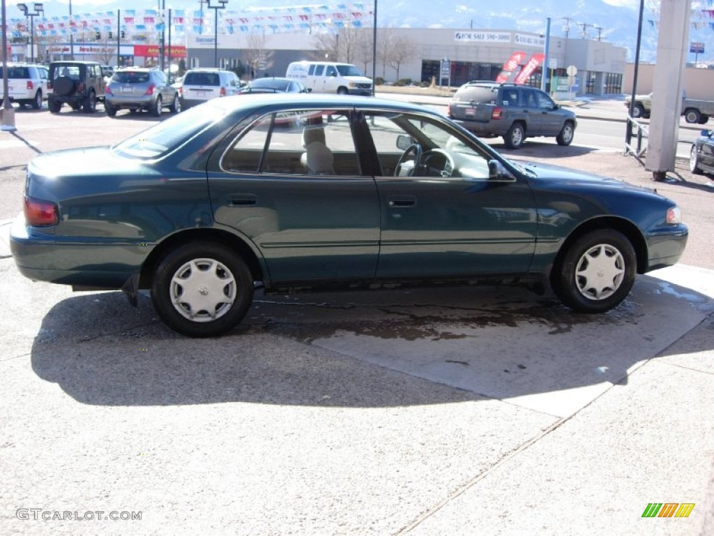 1996 Camry LE Sedan - Dark Emerald Green Metallic / Beige photo #6