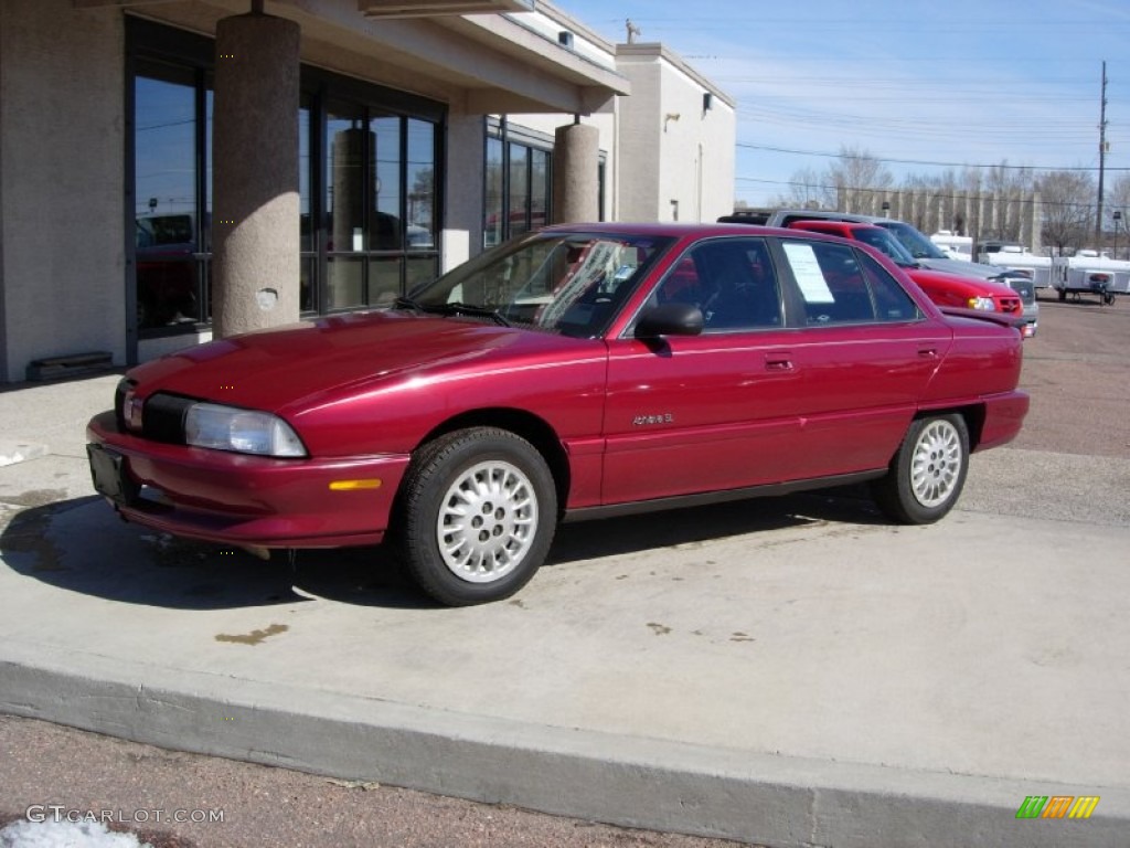 1998 Achieva SL - Medium Red Metallic / Graphite photo #1