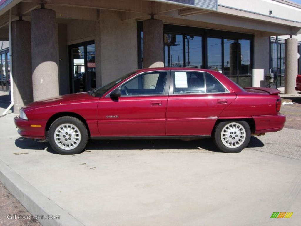 1998 Achieva SL - Medium Red Metallic / Graphite photo #2