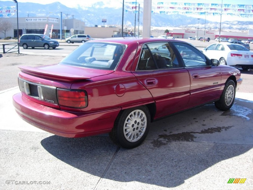 1998 Achieva SL - Medium Red Metallic / Graphite photo #5