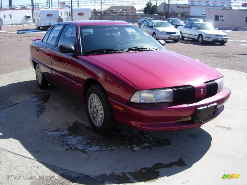 1998 Achieva SL - Medium Red Metallic / Graphite photo #7