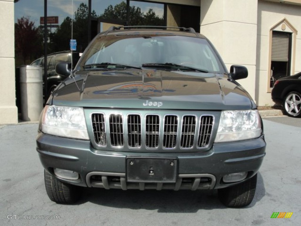 2003 Grand Cherokee Overland 4x4 - Onyx Green Pearlcoat / Dark Slate Gray/Light Slate Gray photo #5