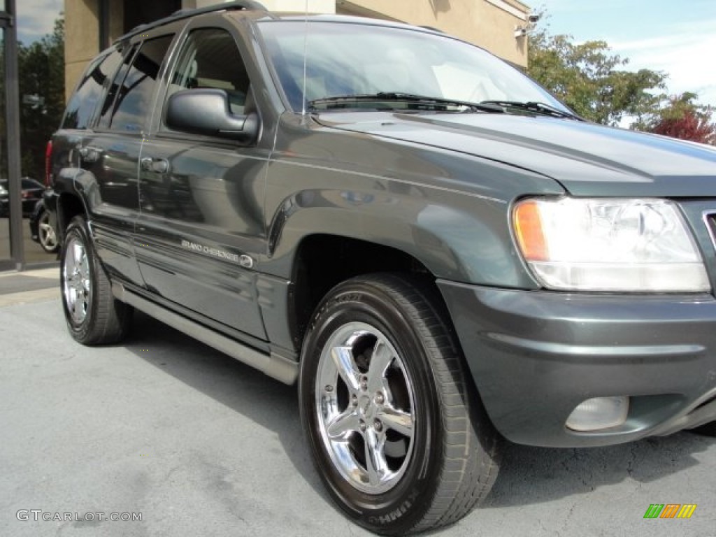 2003 Grand Cherokee Overland 4x4 - Onyx Green Pearlcoat / Dark Slate Gray/Light Slate Gray photo #6