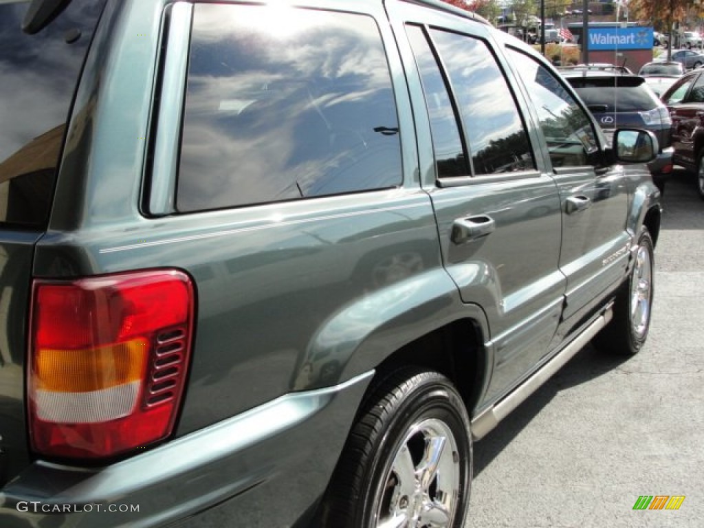 2003 Grand Cherokee Overland 4x4 - Onyx Green Pearlcoat / Dark Slate Gray/Light Slate Gray photo #9