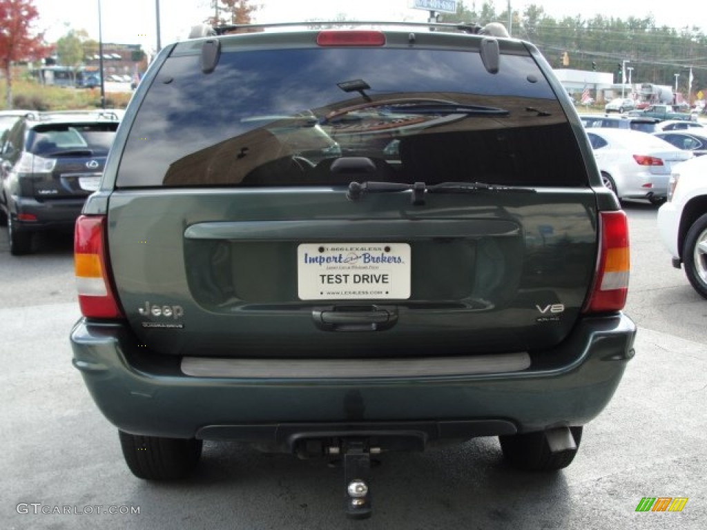 2003 Grand Cherokee Overland 4x4 - Onyx Green Pearlcoat / Dark Slate Gray/Light Slate Gray photo #10