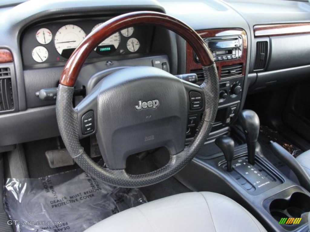 2003 Grand Cherokee Overland 4x4 - Onyx Green Pearlcoat / Dark Slate Gray/Light Slate Gray photo #12