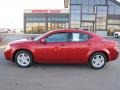 2010 Inferno Red Crystal Pearl Dodge Avenger Express  photo #4