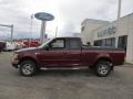 2003 Burgundy Red Metallic Ford F150 Heritage Edition Supercab 4x4  photo #2