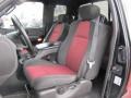 Black/Red 2003 Ford F150 Heritage Edition Supercab 4x4 Interior Color