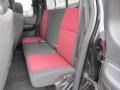 2003 Ford F150 Black/Red Interior Rear Seat Photo