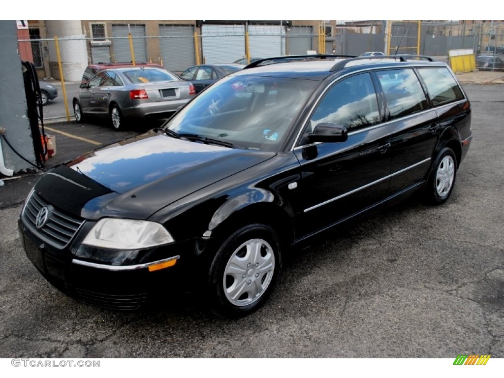 Black 2003 Volkswagen Passat GL Wagon Exterior Photo #61501019