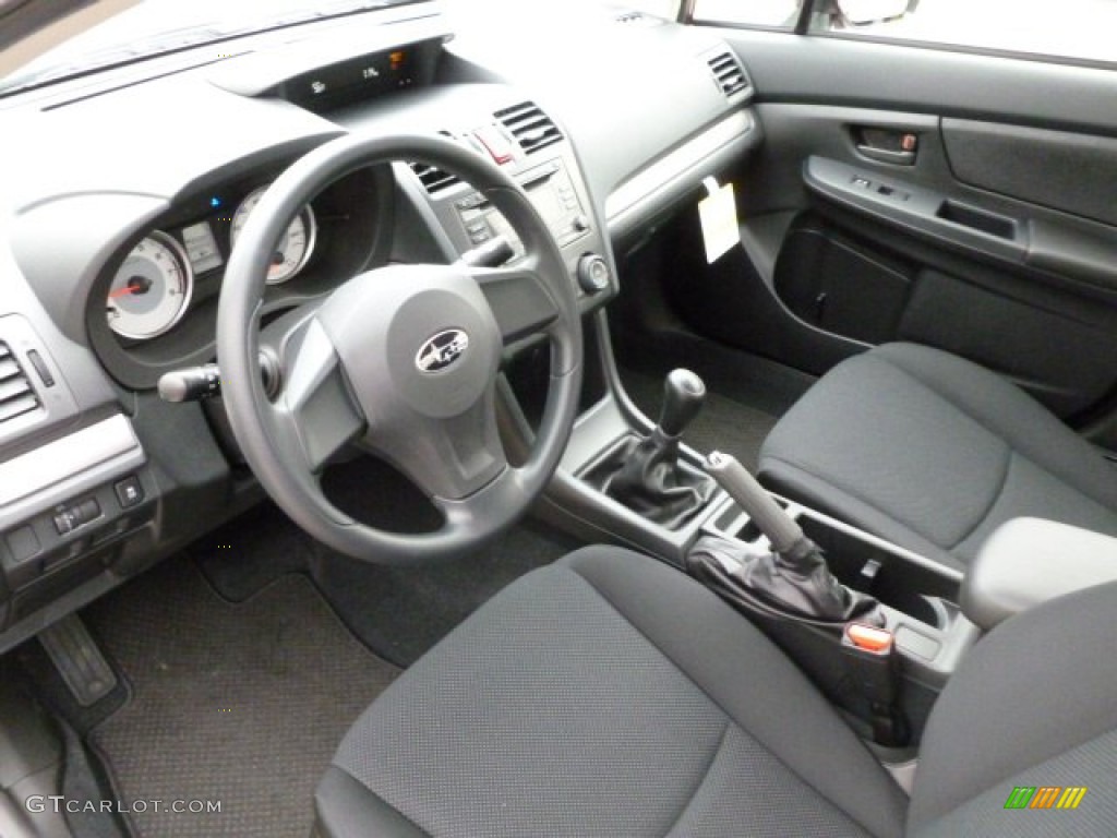 Black Interior 2012 Subaru Impreza 2.0i 4 Door Photo #61501458