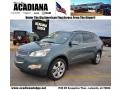 2009 Silver Moss Metallic Chevrolet Traverse LTZ  photo #1