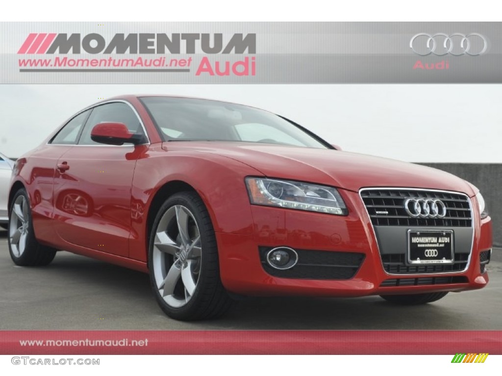 2012 A5 2.0T quattro Coupe - Brilliant Red / Black photo #1