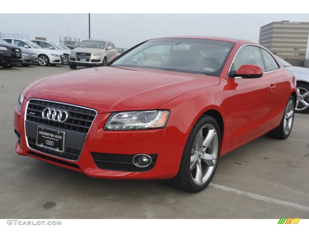 2012 A5 2.0T quattro Coupe - Brilliant Red / Black photo #3