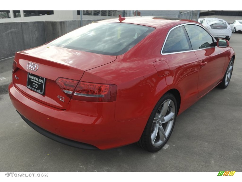 2012 A5 2.0T quattro Coupe - Brilliant Red / Black photo #7
