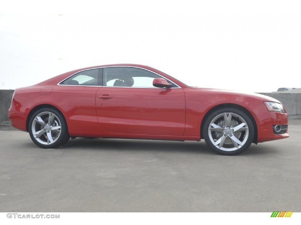2012 A5 2.0T quattro Coupe - Brilliant Red / Black photo #8