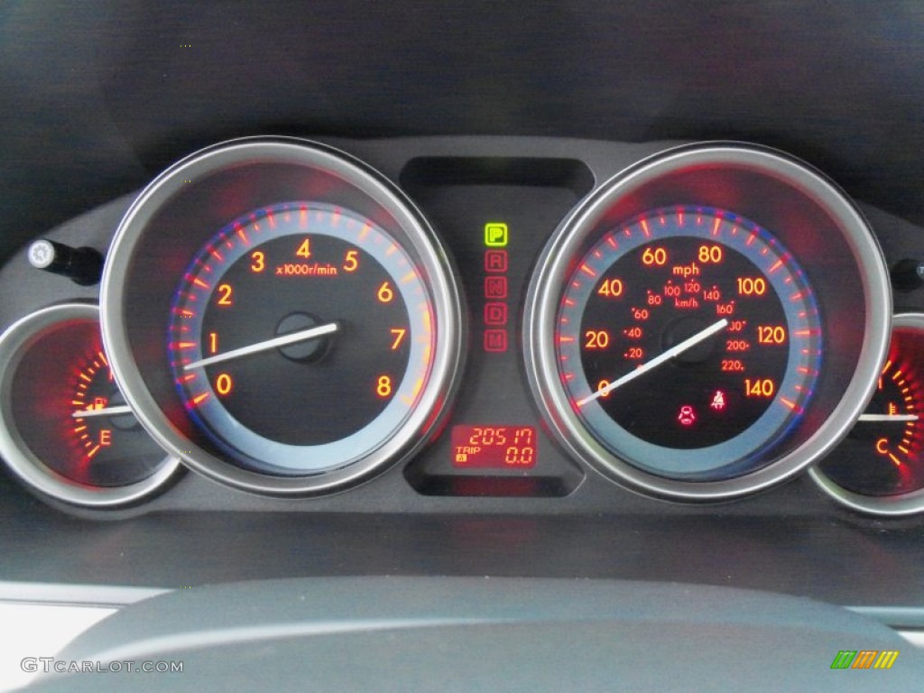 2010 Mazda CX-9 Grand Touring AWD Gauges Photo #61504571
