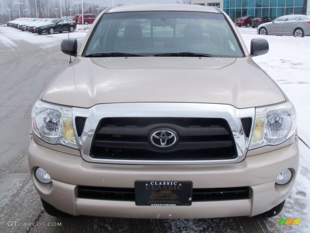 2005 Tacoma PreRunner TRD Access Cab - Desert Sand Mica / Graphite Gray photo #9