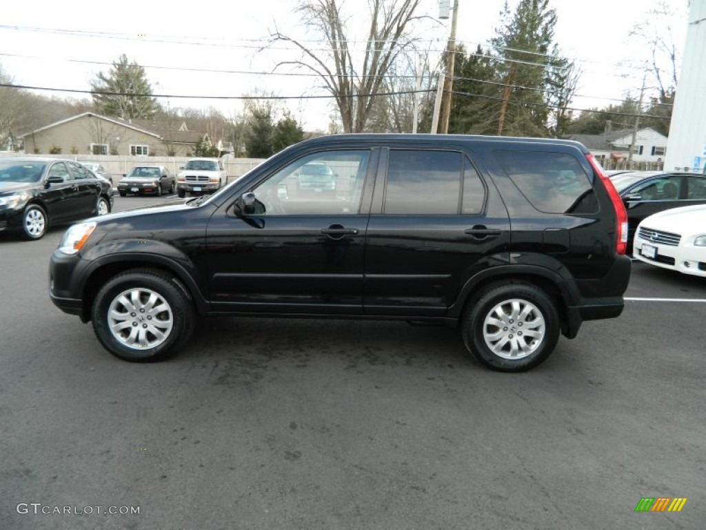2005 CR-V EX 4WD - Nighthawk Black Pearl / Black photo #2