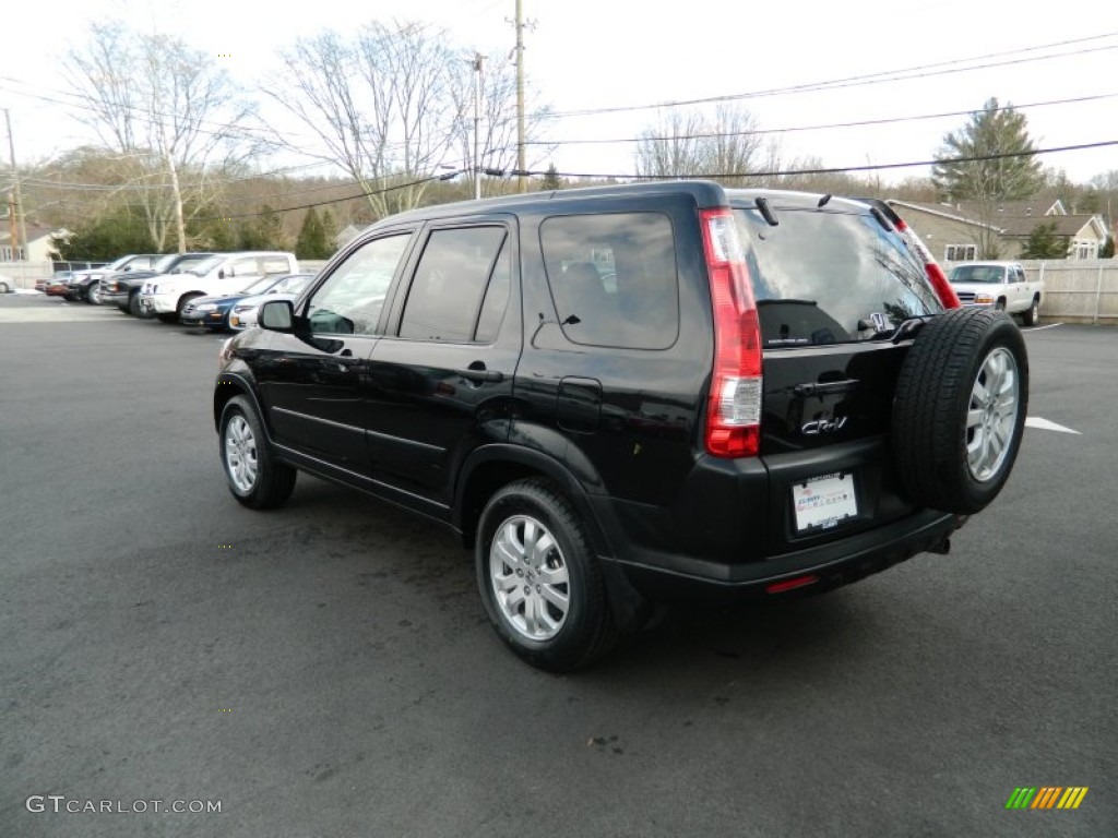 2005 CR-V EX 4WD - Nighthawk Black Pearl / Black photo #3