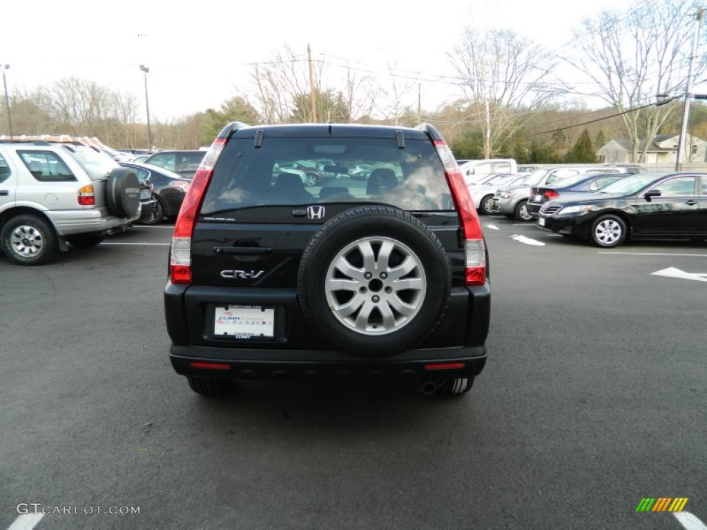 2005 CR-V EX 4WD - Nighthawk Black Pearl / Black photo #4