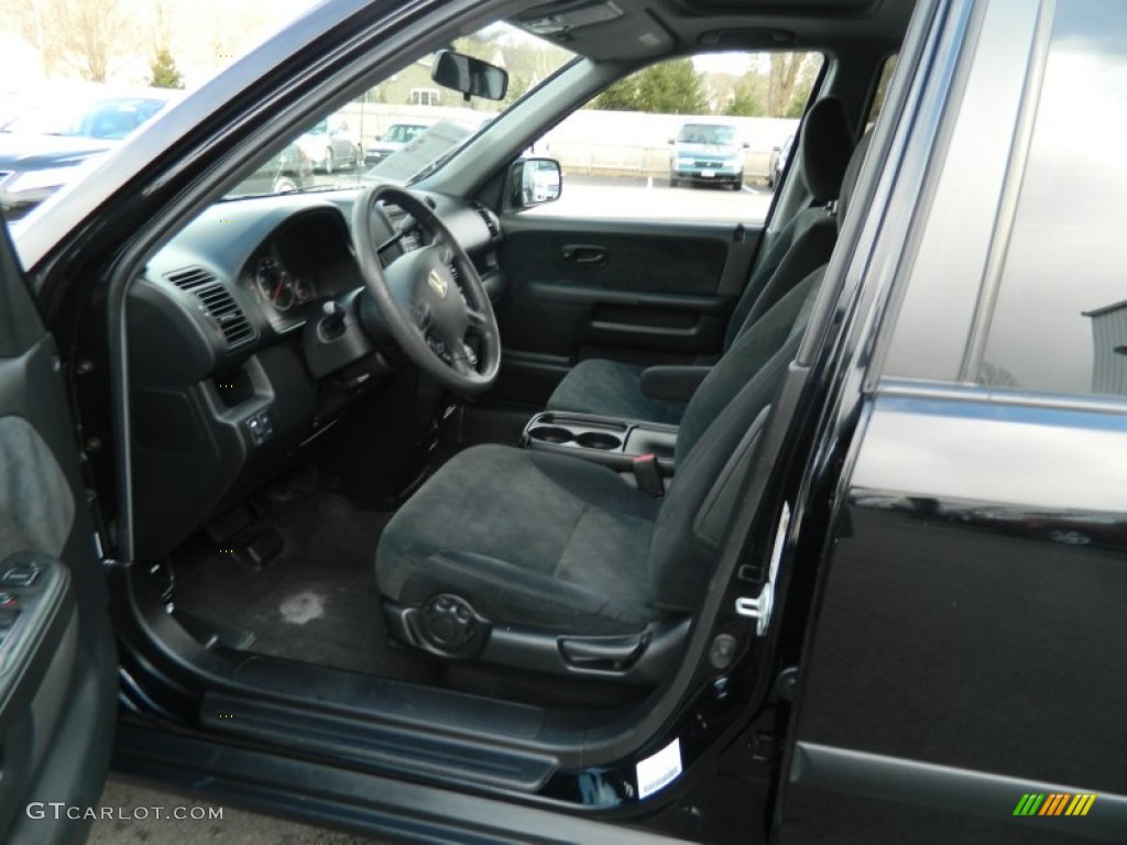 2005 CR-V EX 4WD - Nighthawk Black Pearl / Black photo #14