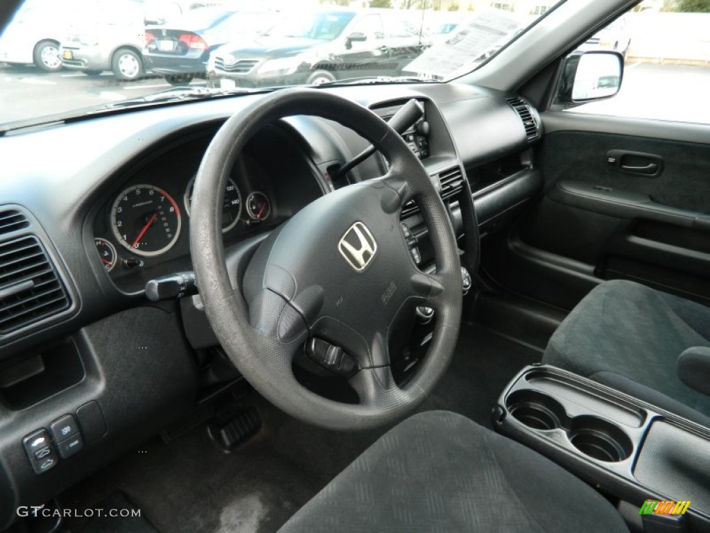 2005 CR-V EX 4WD - Nighthawk Black Pearl / Black photo #23