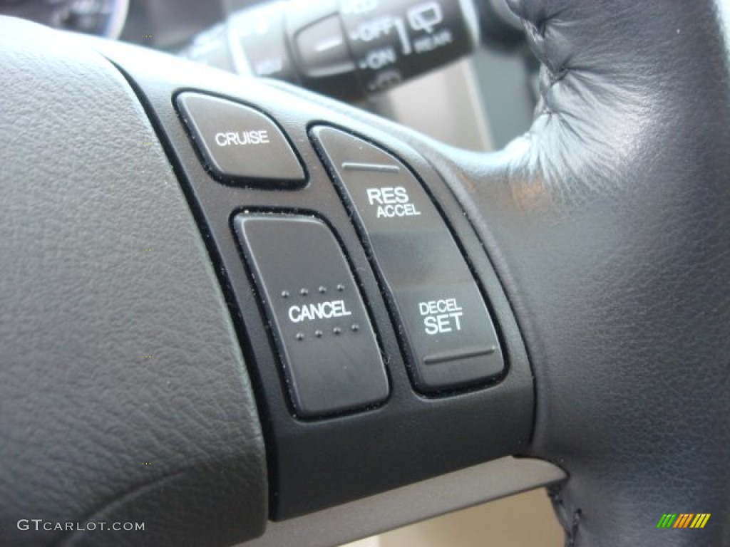 2009 CR-V EX-L 4WD - Crystal Black Pearl / Ivory photo #22