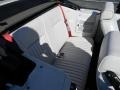 1990 Ford Mustang White/Scarlet Interior Rear Seat Photo
